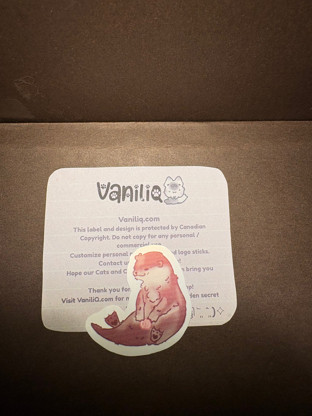 Otter Oliver Sticker