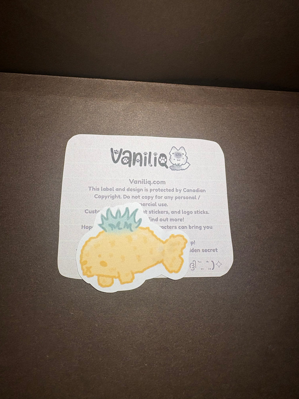 Pineapple Seal Stickers