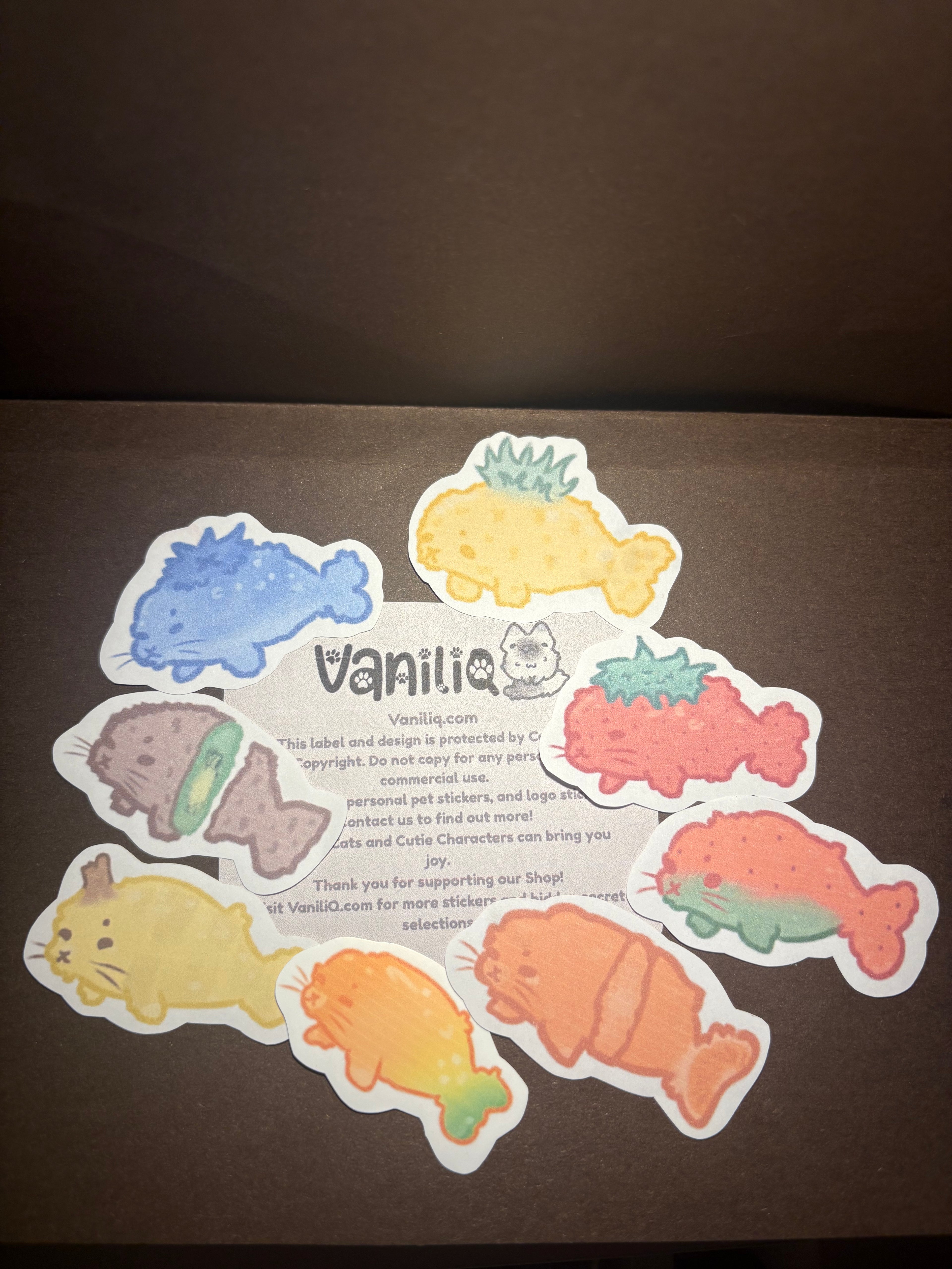 Blueberry Seal Sticker