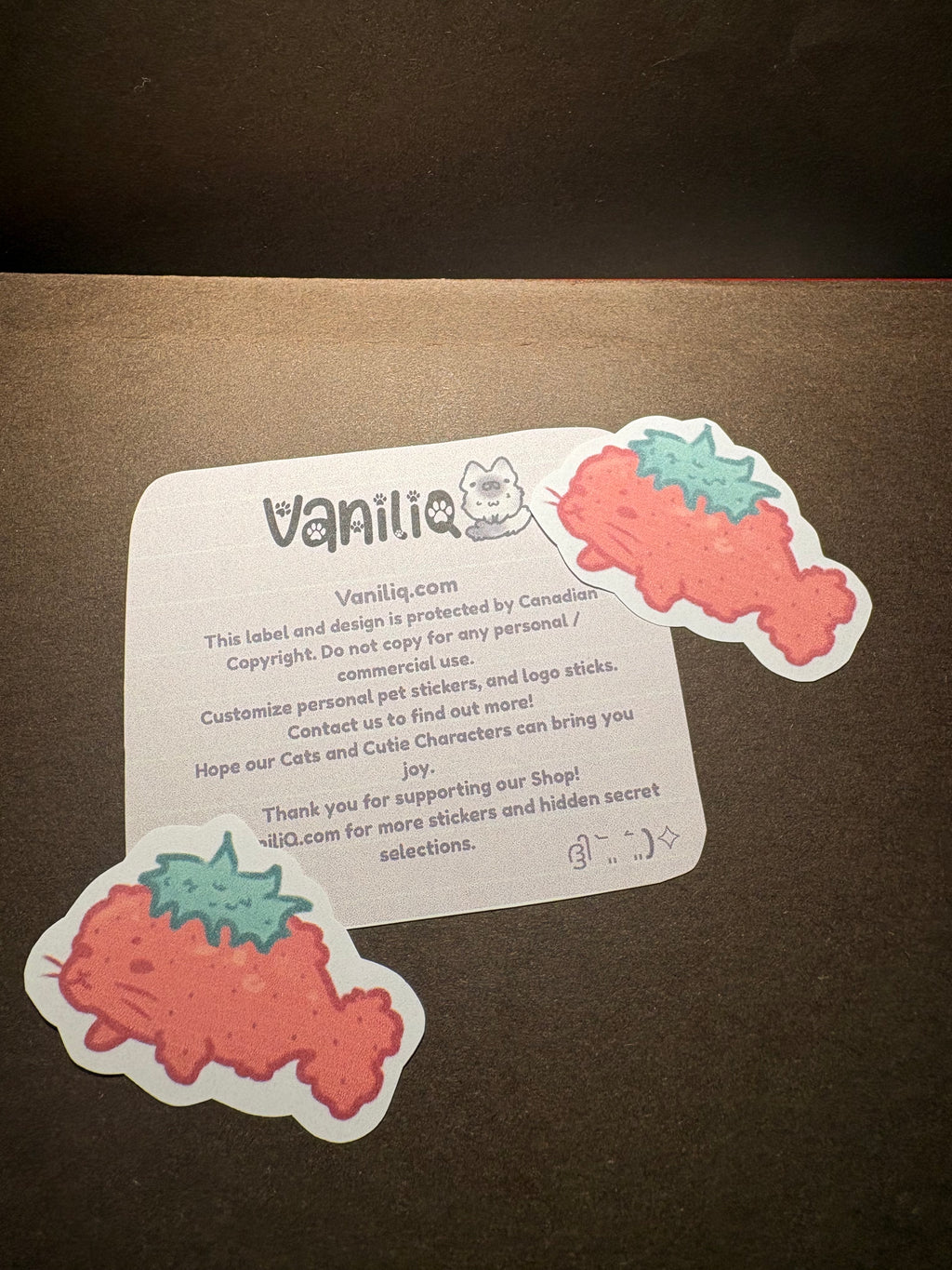 Strawberry Seal Sticker