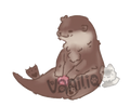 Otter Oliver Sticker