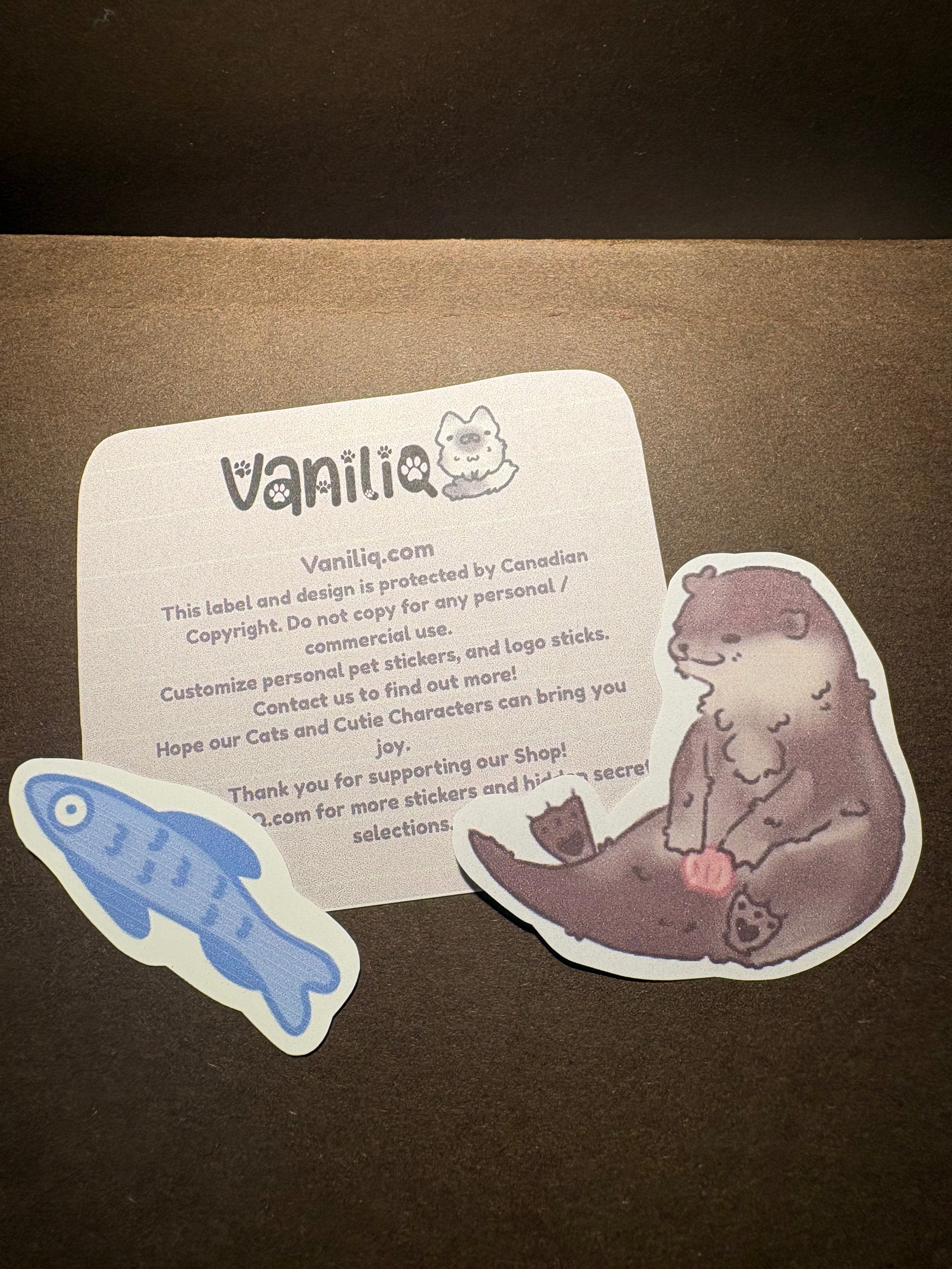 Otter Oliver Sticker