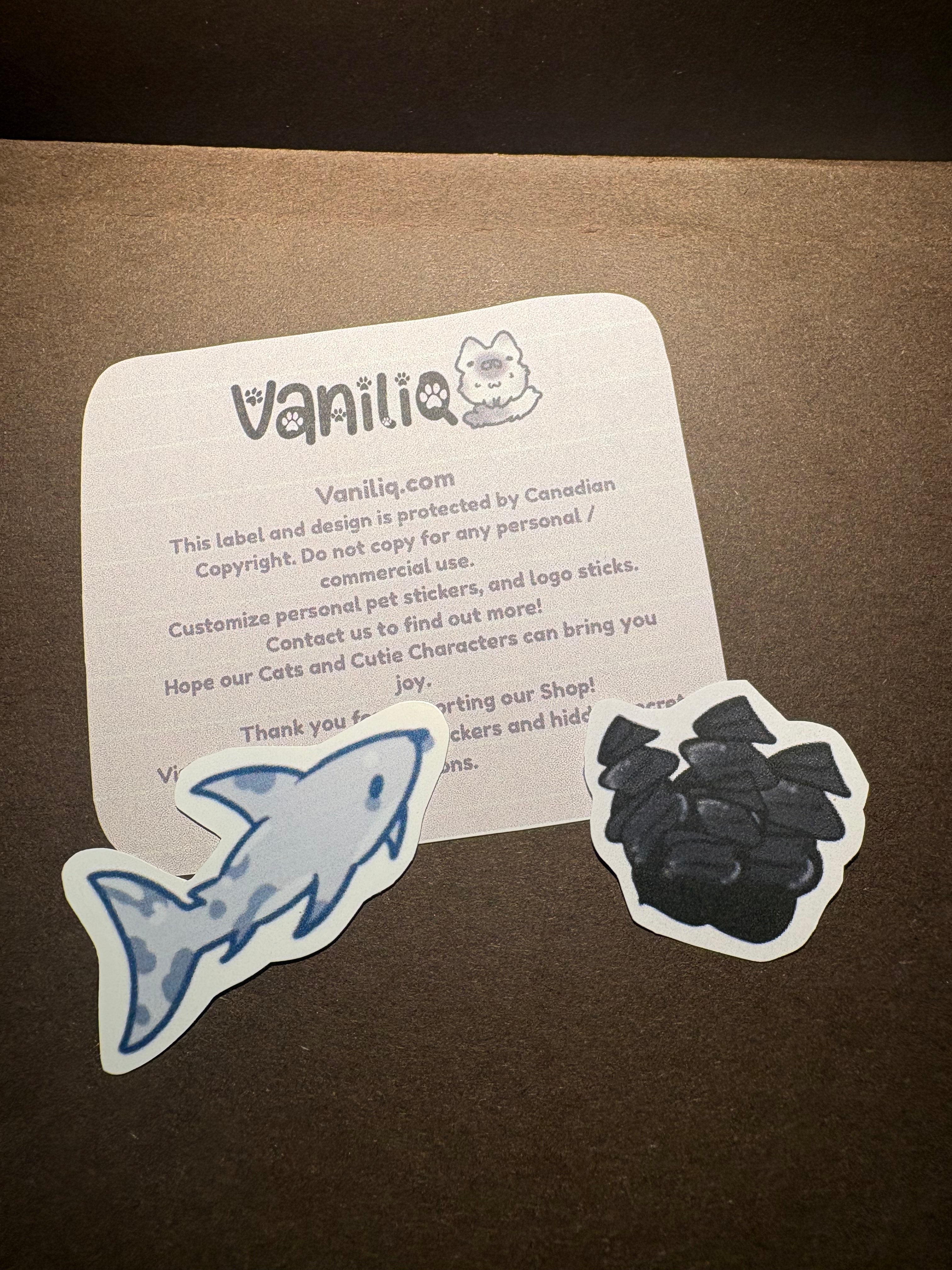Shark Egg Sticker